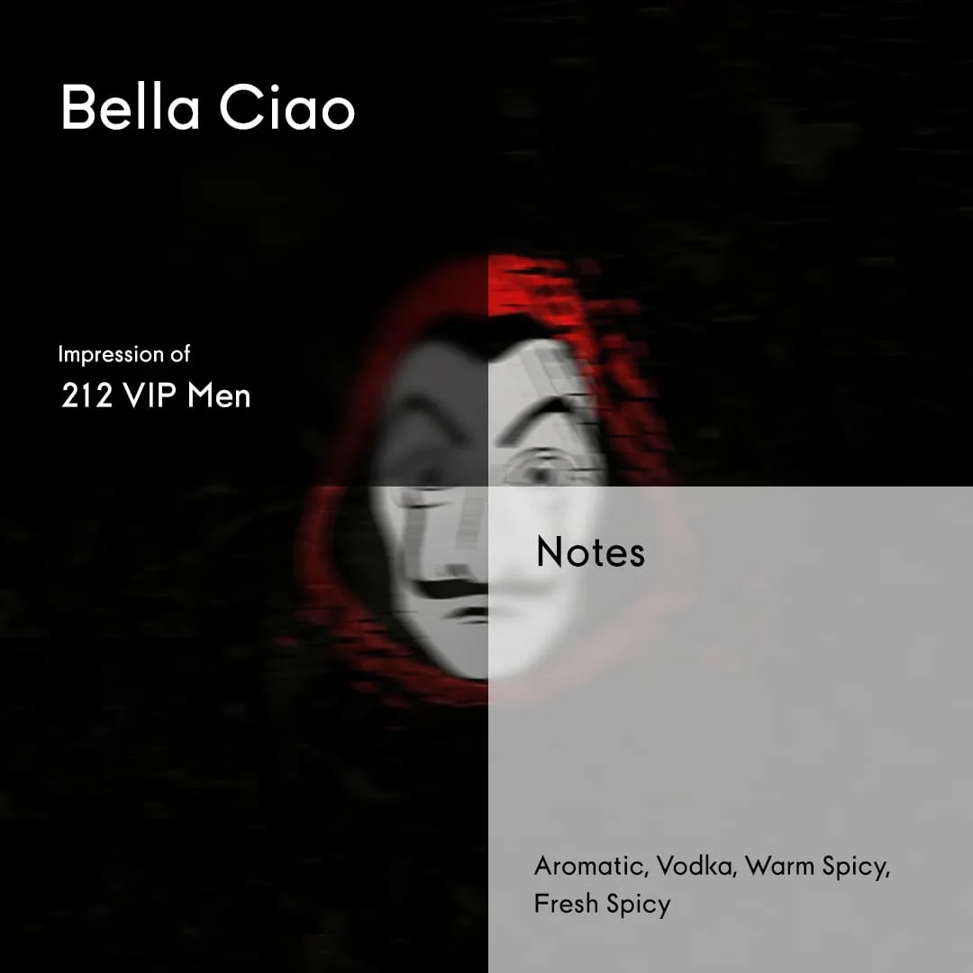 Bella Ciao – Impression Of 212 VIP Men