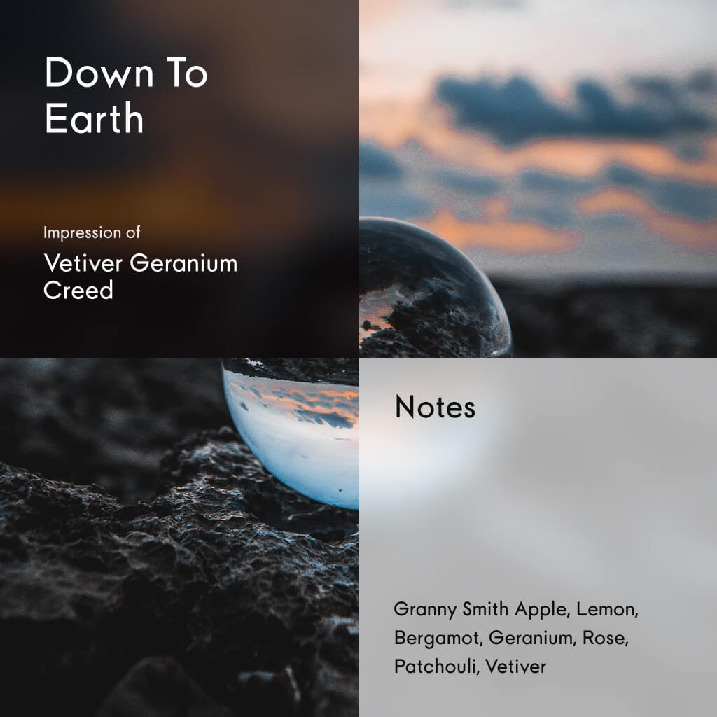 Down To Earth - Impression Of Vetiver Geranium Creed