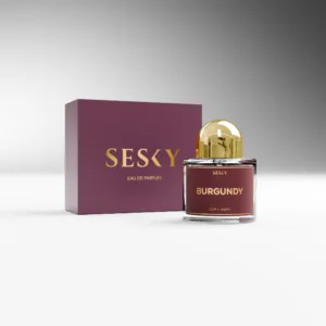 Burgundy Box And bottle - A Sesky Original Creation